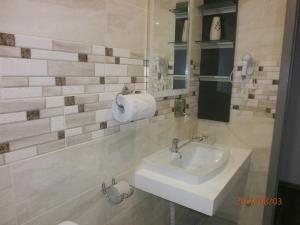 Koupelna v ubytování Mini Hotel na Gasheka