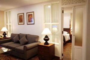 Posezení v ubytování Viangbua Mansion