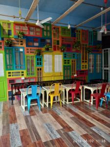 Restaurace v ubytování Salaam Namastey Backpackers