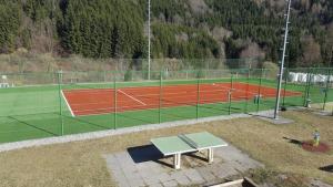Wildbad EinödにあるGasthof Pension Leitnerのテニスコート