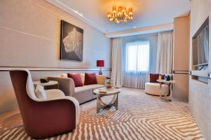 O zonă de relaxare la VIP Hotel Doha Qatar