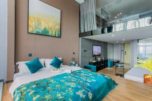 Postel nebo postele na pokoji v ubytování Lavender Apartment Branch