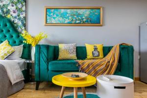Posezení v ubytování Lavendar Duplex Apartment