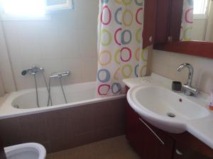 A bathroom at Holiday Home in Chalkidiki, Lakkoma