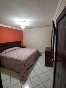 Postel nebo postele na pokoji v ubytování Hotel Boutique Real Tequila