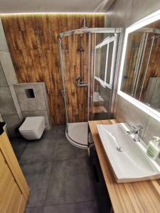 Kúpeľňa v ubytovaní Apartament Cyprys 2