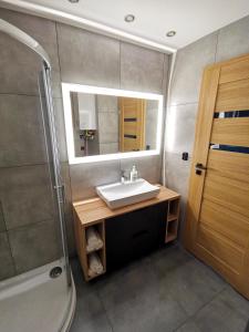 Kúpeľňa v ubytovaní Apartament Cyprys 2