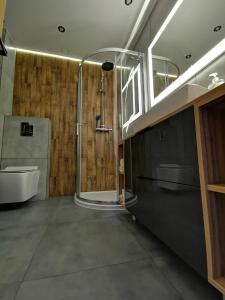 Kúpeľňa v ubytovaní Apartament Cyprys 2
