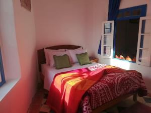 Postel nebo postele na pokoji v ubytování Appart, Hotel & Café Agadir