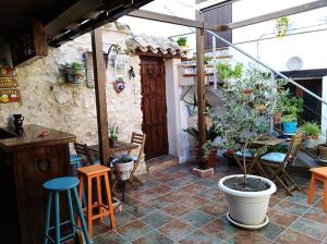 Patio alebo iná vonkajšia časť ubytovania Casa Eloísa