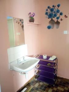 A bathroom at Kenya Inn