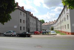 Budynek, w którym mieści się apartament