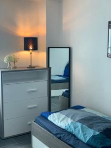 Postel nebo postele na pokoji v ubytování Ferienappartement Männl