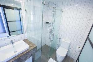 Koupelna v ubytování S48 Hotel