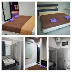 Cama o camas de una habitación en Mandabelle villa tanjung lesung banten