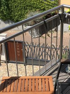 Balkón nebo terasa v ubytování Schmuckkästle am Hafen
