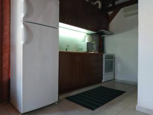 Kuchyň nebo kuchyňský kout v ubytování Hotel Mochlos