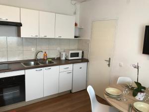 Ett kök eller pentry på Apartment Kamenica