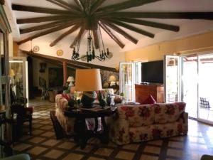 O zonă de relaxare la Residenza Villa Spagnola