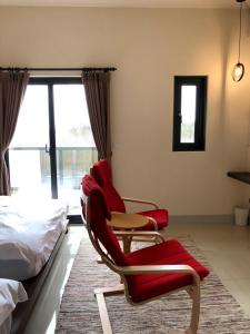 Posezení v ubytování Warm B&B