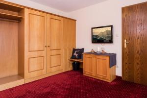 Telewizja i/lub zestaw kina domowego w obiekcie Hotel Wiesenhof