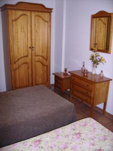 Postel nebo postele na pokoji v ubytování Los Olivos