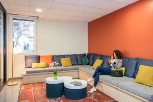 Posezení v ubytování Aparthotel Adagio Access Paris Asnières