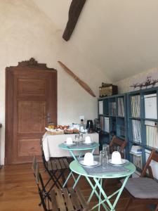 Χώρος καθιστικού στο chambre à la campagne