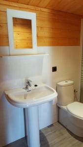 Koupelna v ubytování Resort Camping Solopuent