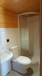Koupelna v ubytování Resort Camping Solopuent