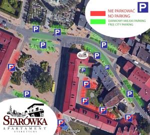 Certifikát, hodnocení, plakát nebo jiný dokument vystavený v ubytování STARÓWKA Apartament Stare Tychy
