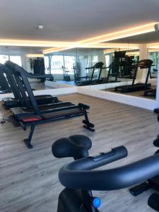 Fitnes oz. oprema za telovadbo v nastanitvi Hotel Tritone