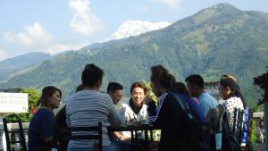Pemandangan gunung umum atau pemandangan gunung yang diambil dari hotel