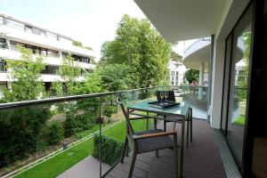 Balkón nebo terasa v ubytování White Pearl Apartment 1.15