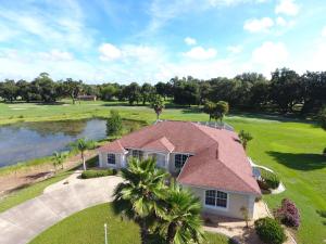 an aerial view of a house on a golf course at Luxury 4BR Pool Home with Jacuzzi- Inverness in Inverness