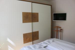 Postel nebo postele na pokoji v ubytování Dompanorama-Kleines Ferienloft
