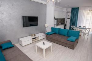 TV a/nebo společenská místnost v ubytování Apartament Solid Residence Georgia