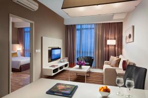 TV o dispositivi per l'intrattenimento presso Citadines Uplands Kuching