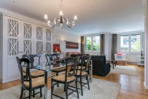 A seating area at Gran Via 1.2 by Forever Rentals
