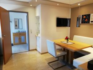 TV a/nebo společenská místnost v ubytování Ferienwohnung Kreidl Ilse