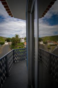 a view of a street from a window of a building at ZIGZAG HOSTEL in Praia da Vitória