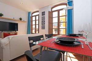 Posezení v ubytování Del parque flats estudio lagunillas