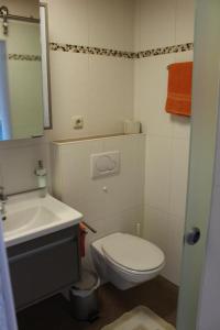 Koupelna v ubytování Lamplhof B&B