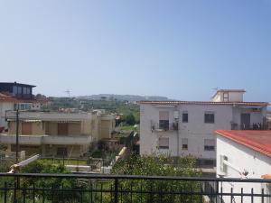a view from the balcony of a building at abitazione bellavista in Bacoli