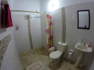 Koupelna v ubytování Fami Hotel Vive Jardin