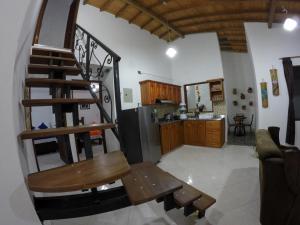 Kuchyň nebo kuchyňský kout v ubytování Fami Hotel Vive Jardin
