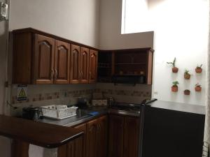 Kuchyň nebo kuchyňský kout v ubytování Fami Hotel Vive Jardin