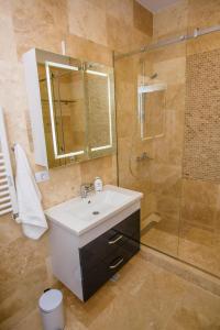 Koupelna v ubytování Apartament Solid Residence Georgia + 18 fotografií