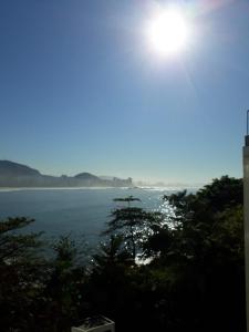 a view of a large body of water at Guaruja Apartment in Guarujá