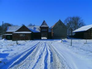 Gîte ferme du moulin v zimě